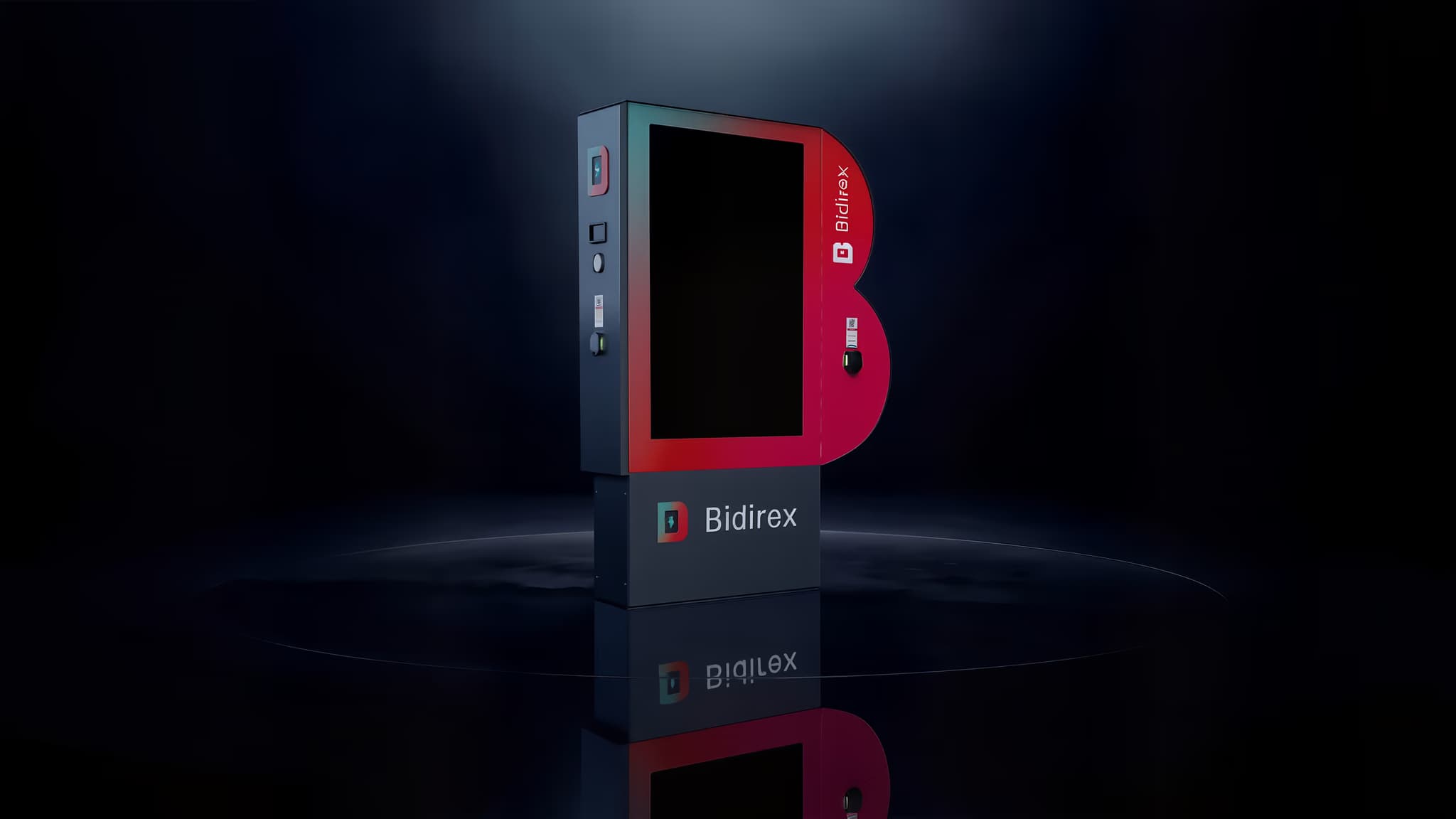 Bidirex SIRIUS AC in ruhiger Studioinszenierung als Standortmoment am Ladepunkt