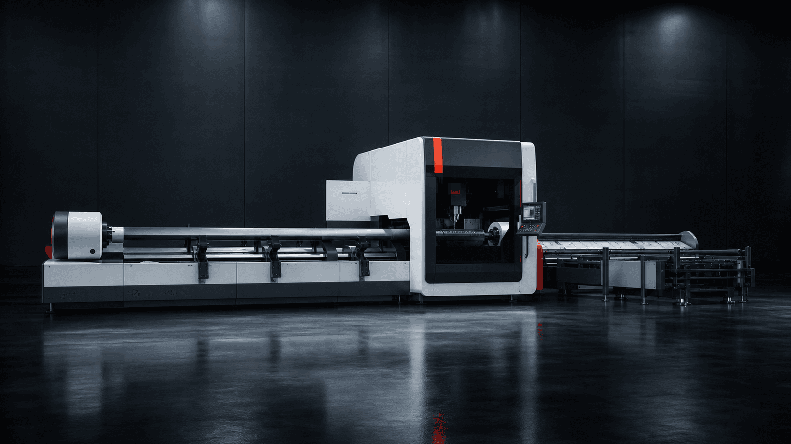 Bystronic Rohrlaser FL 300 als dokumentierte Maschine der Laser-Fertigung