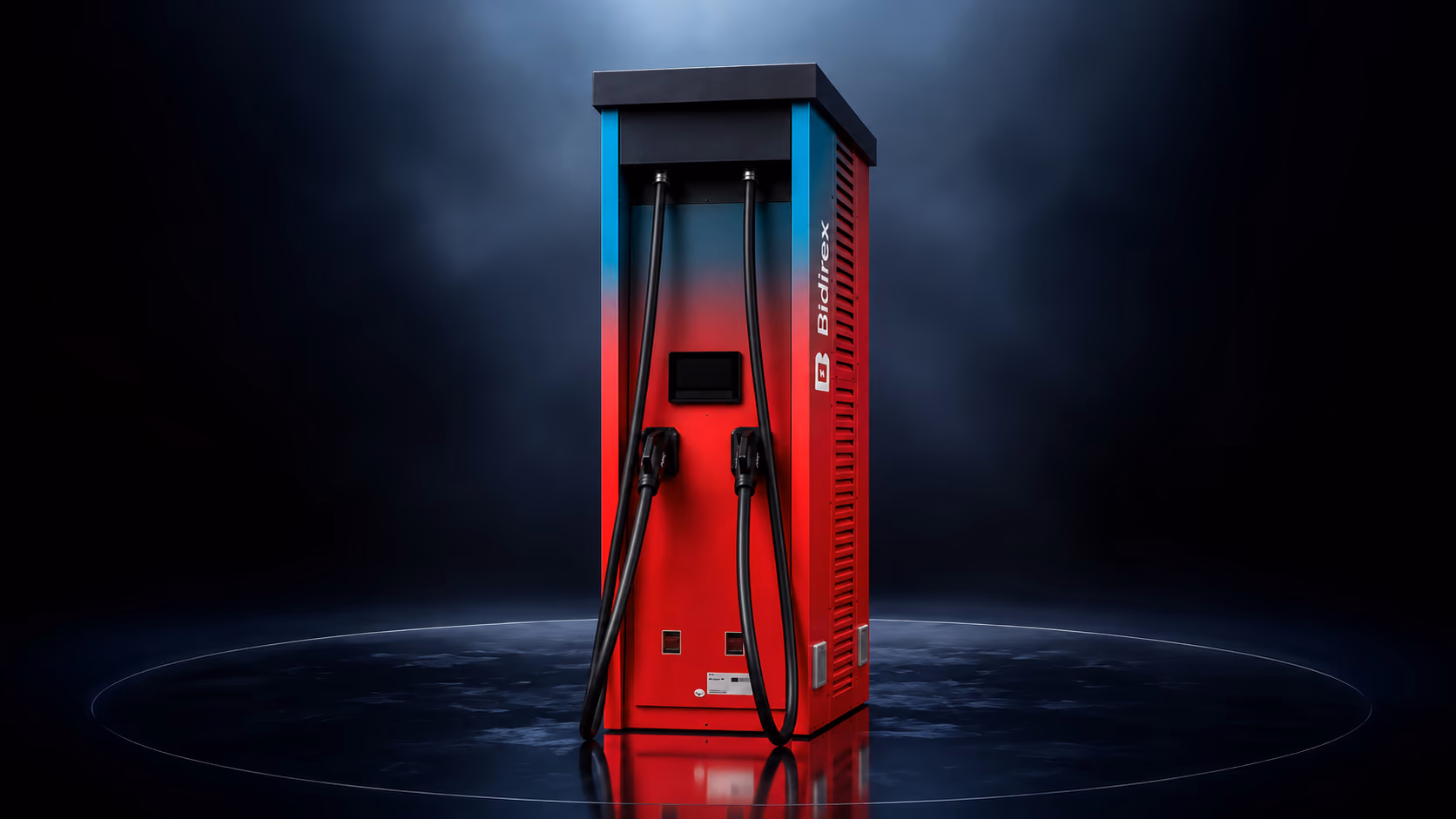 Bidirex TITAN HPC Ladestation im dunklen Designstudio